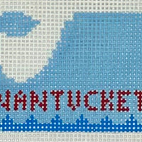 Nantucket Whale Ornament