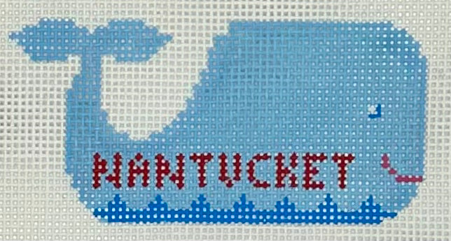 Nantucket Whale Ornament