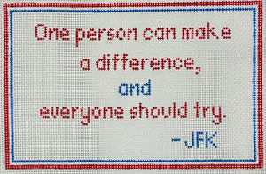 One Person Can Make a Difference