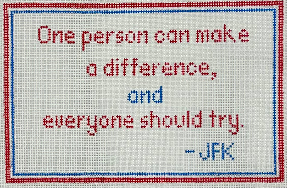 One Person Can Make a Difference