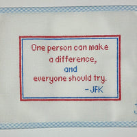 One Person Can Make a Difference