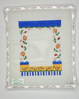 Folk Style Yellow Floral Frame
