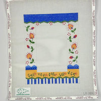 Folk Style Yellow Floral Frame