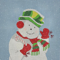 Festive Glittery Snowman
