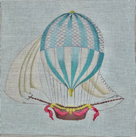 Hot Air Balloon - Large Blue
