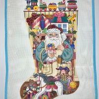 Toymaker Santa Stocking