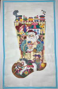 Toymaker Santa Stocking