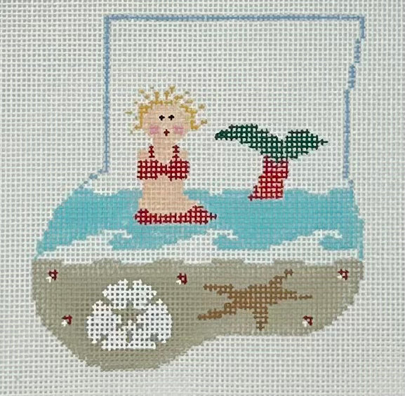 Stuffed Mini Sock: Mermaid