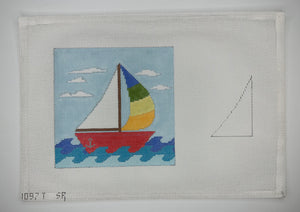 Sailboat Tooth Fairy Pillow