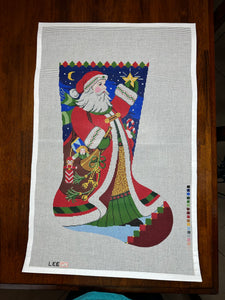 Santa Bugle Stocking