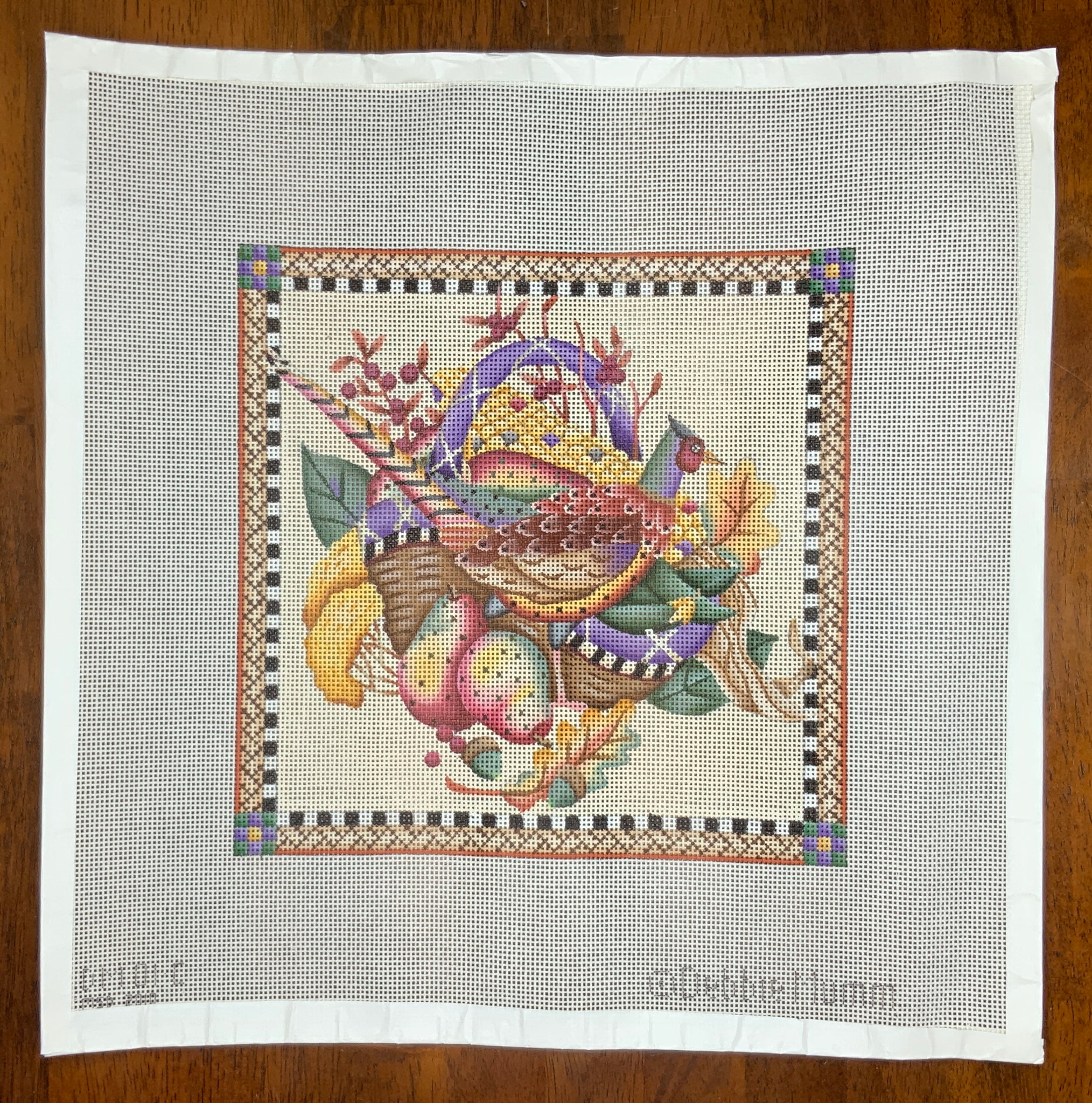 Harvest Pheasant | Needlepoint Destashing