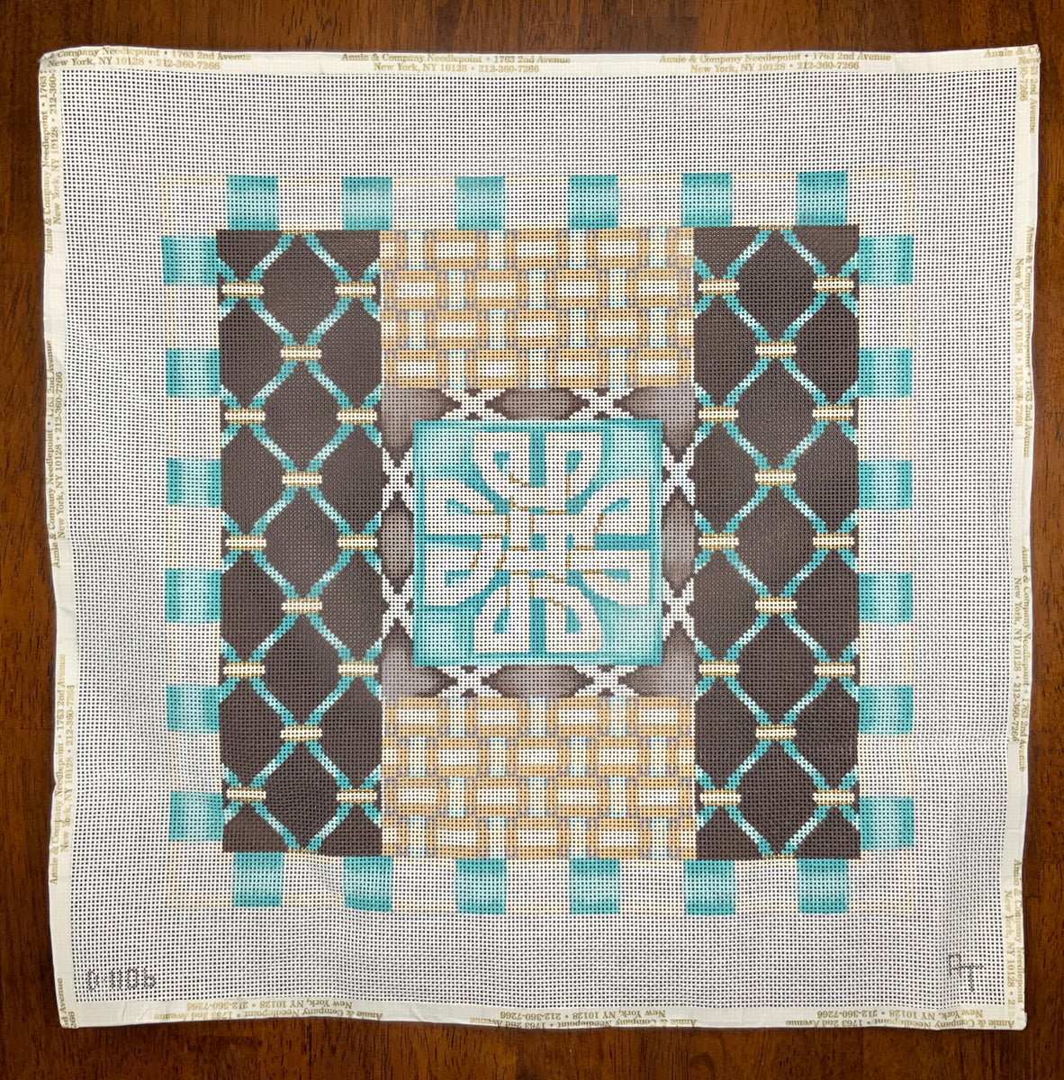 Claremont Cross Square | Needlepoint Destashing